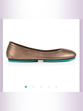 Metallic Bronze Leather Tieks by Gavrieli